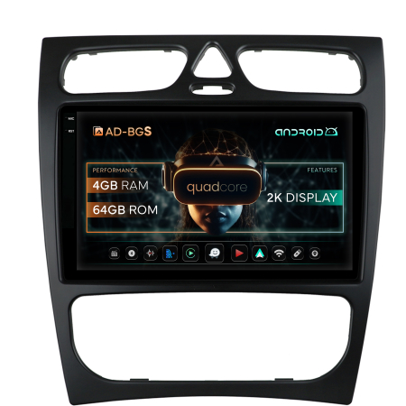 C Class W203 2000-2004 - Carplay Android OS Mercedes W203, CLK 4GB | AutoDrop.ro