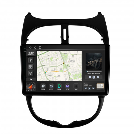 Carplay Android OS Peugeot 206 4GB | AutoDrop.ro [1]