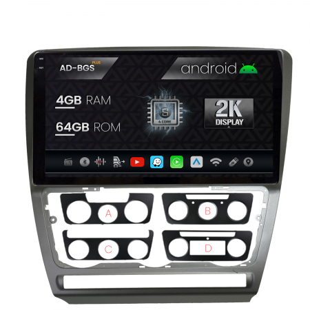 Octavia II Facelift 2008-2013 - Carplay Android OS Skoda Octavia 2 | AutoDrop.ro