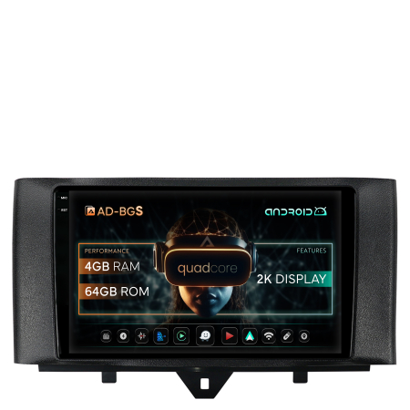 Smart FORTWO 2010-2015 - Carplay Android OS Smart For Two 4GB | AutoDrop.ro