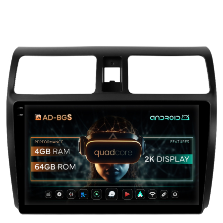 Swift 2004-2010 - Navigatie Carplay Android OS Suzuki Swift 4GB | AutoDrop.ro