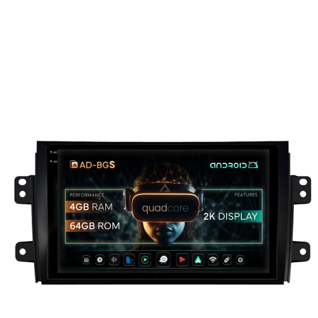 Sedici 2005-2014 - Navigatie Carplay Suzuki SX4 / Fiat Sedici 4GB | AutoDrop.ro