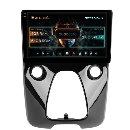 Aygo 2014-2022 - Navigatie Carplay Toyota AYGO (2014-2022) 4GB | AutoDrop.ro