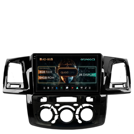 Hilux 2005-2014 - Navigatie Carplay Toyota Hilux Android 4GB | AutoDrop.ro