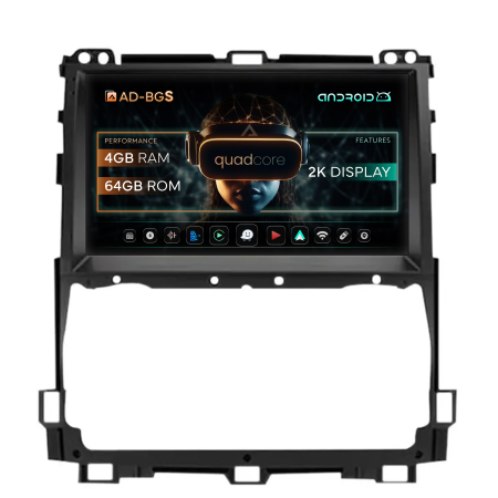 Land Cruiser Prado J120 2002-2009 - Carplay Android OS Land Prado 4GB | AutoDrop.ro
