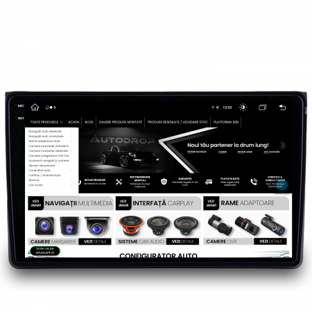 Navigatie Android 13 A4(B6/B7) / Seat Exeo 4GB | AutoDrop.ro [10]