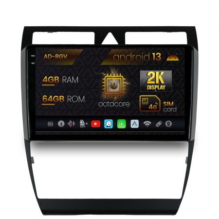 A6 1997-2005 - Navigatie 2K Android 13 Audi A6 4+64GB | AutoDrop.ro
