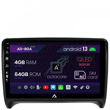 TT 2006-2014 - Navigatie  Android 13 Audi TT | AutoDrop.ro