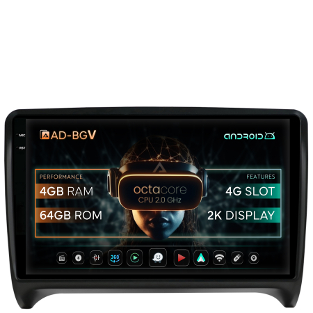 TT 2006-2014 - Navigatie 2K Android  Audi TT 4+64GB | AutoDrop.ro