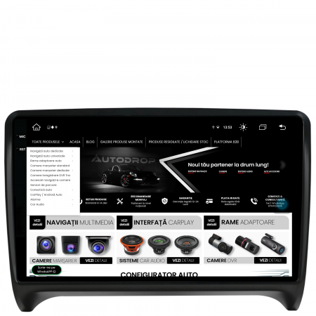 Navigatie 2K Android 13 Audi TT 4+64GB | AutoDrop.ro [6]