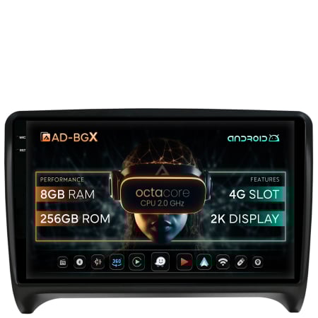 TT 2006-2014 - Navigatie 2K Android 13 Audi TT 8+256GB | AutoDrop.ro