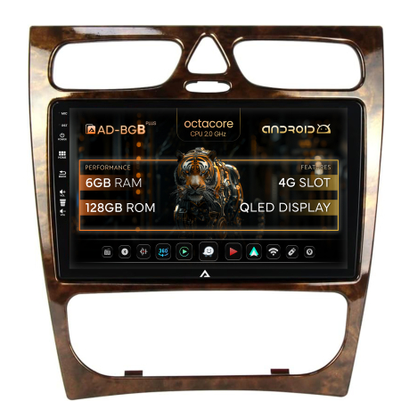 C Class W203 2000-2004 - Navigatie  Android Benz C Class (W203) (2002-2004) 6+128GB | AutoDrop.ro