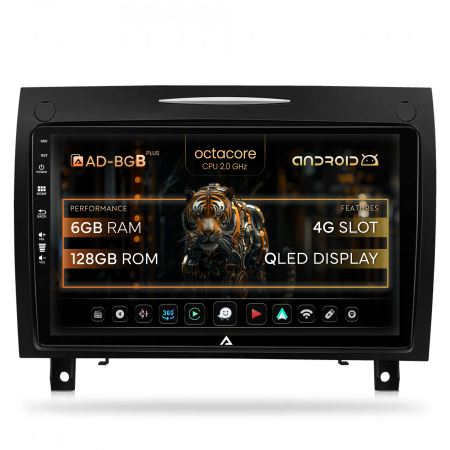 SLK R171 2004-2010 - Navigatie  Android Benz SLK (2006-2010) 6+128GB | AutoDrop.ro