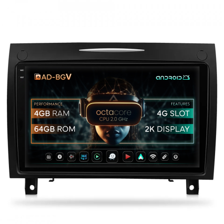 SLK R171 2004-2010 - Navigatie Android 2K Benz SLK (2006-2010), 4+64GB | AutoDrop.ro