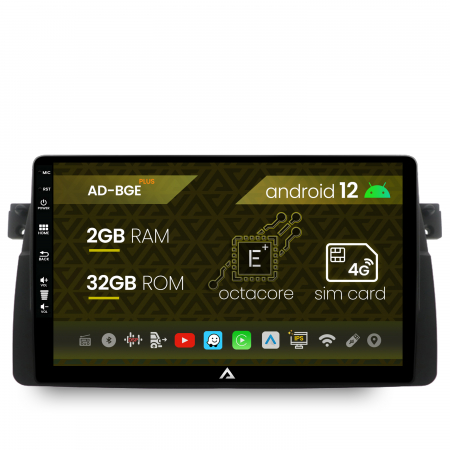 Seria 3 E46 1998-2005 - Carplay Carpad Android 12 BMW E46 | AutoDrop.ro