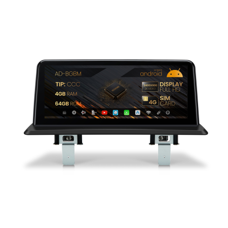 Navigatie BMW Seria 1 E87/E88/E82/E81 (2006-2012), Varianta CCC, Android, BM-Octacore / 4GB RAM + 64GB ROM, 10.25" Inch - AD-BGBM10254ICC+AD-BGRKITBMI110 [0]