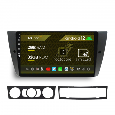 Seria 3 E90/E91/E92/E93 2006-2013 - Carplay Android 12 BMW Seria 3 E90/91/92 | AutoDrop.ro