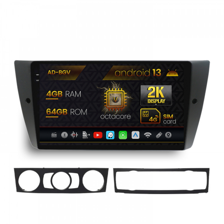 Seria 3 E90/E91/E92/E93 2006-2013 - Android 13 2K BMW Seria 3 E90/91/92 4GB | AutoDrop.ro