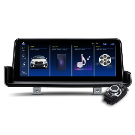 Navigatie BMW Seria 3 E90/E91/E92/E93 (2005-2012), Linux OS & OEM, Varianta iDrive, CarPlay & Android Auto Wireless, MirrorLink, Camera AHD, 12.3 Inch - AD-BGBM10LXICI+AD-BGRKITBMI111 [1]