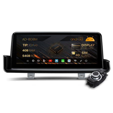Navigatie BMW Seria 3 E90/E91/E92/E93 (2005-2012), Varianta iDrive, Android, BM-Octacore / 4GB RAM + 64GB ROM, 10.25" Inch - AD-BGBM10254ICI+AD-BGRKITBMI111 [0]