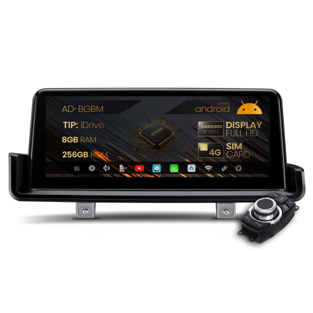 Navigatie BMW Seria 3 E90/E91/E92/E93 (2005-2012), Varianta iDrive, Android, BM-Octacore / 8GB RAM + 256GB ROM, 10.25" Inch - AD-BGBM10254ICI+AD-BGRKITBMI111 [0]