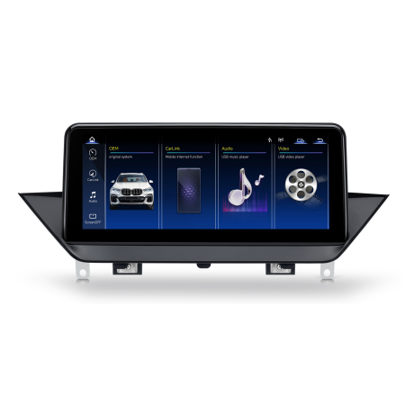 Navigatie BMW X1 E84 (2009-2015), Linux OS & OEM, Varianta iDrive, CarPlay & Android Auto Wireless, MirrorLink, Camera AHD, 12.3 Inch - AD-BGBM10LXICI+AD-BGRKITBMI109 [1]