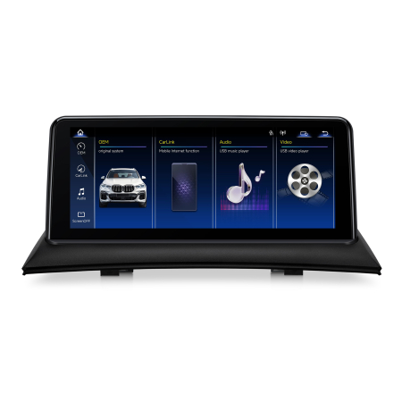 Head Unit BMW X3 E83 (2004-2009), Linux OS & OEM, variant iDrive, CarPlay & Android Auto Wireless, MirrorLink, Camera AHD, 12.3 Inch [1]