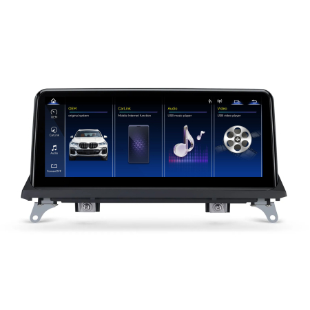 Navigatie BMW X5 E70 / X6 X71 (2007-2010), Linux OS & OEM, Varianta CCC, CarPlay & Android Auto Wireless, MirrorLink, Camera AHD, 12.3 Inch - AD-BGBM10LXICC+AD-BGRKITBMI102 [1]