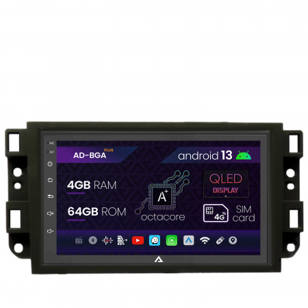 Navigatie  Android 13 Chevrolet 4+64GB 4G | AutoDrop.ro [0]