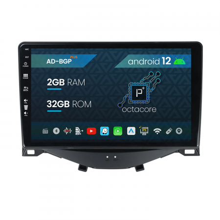 108 (2014-2020) - Navigatie Android Citroen C1 / Peugeot 108 / Toyota AYGO (2014-2022) 2GB | AutoDrop.ro