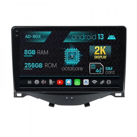 108 (2014-2020) - Navigatie 2K Android Citroen C1 / Peugeot 108 / Toyota AYGO (2014-2022) 8GB | AutoDrop.ro