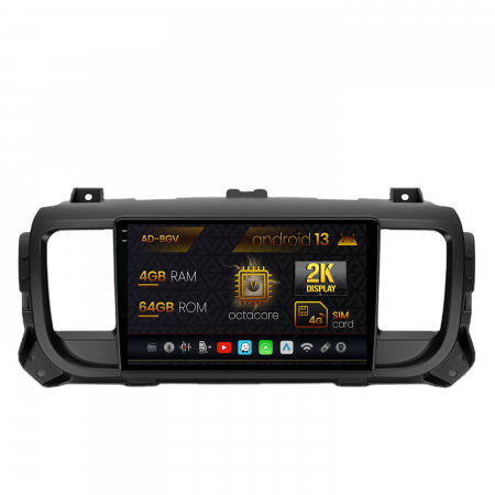 Jumpy 1994-2015 - Navigatie 2K Android Citroen Jumpy / Peugeot Expert (2017-2021) 4GB | AutoDrop.ro