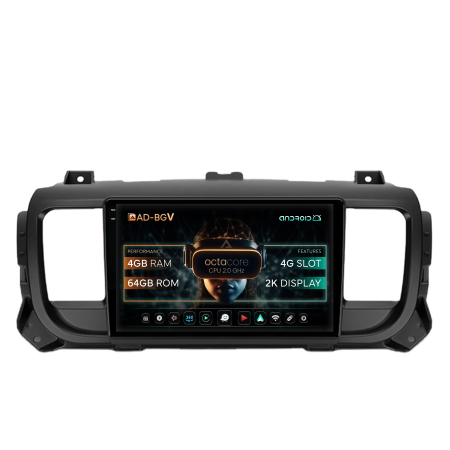 Jumpy 2016 - >> - Navigatie 2K Android Citroen Jumpy / Peugeot Expert (2017-2021) 4GB | AutoDrop.ro