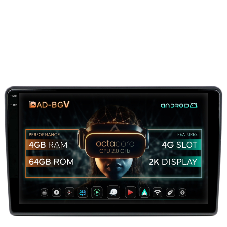 Nemo 2008-2017 - Navigatie Android 2K Citroen Nemo/ Fiat Fiorino/ Peugeot Bipper (2007-2014) 4GB | AutoDrop.ro