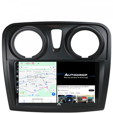Navigatie Carplay Android 12 Dacia 9" 2GB | AutoDrop.ro [9]