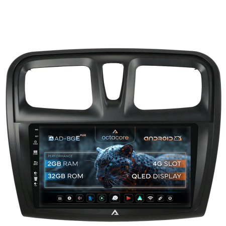 Logan 2012-2020 - Navigatie Carplay 10 Dacia Sandero 2GB | AutoDrop.ro