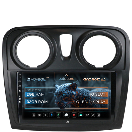 Logan 2012-2020 - Navigatie Carplay Android 12 Dacia 9" 2GB | AutoDrop.ro