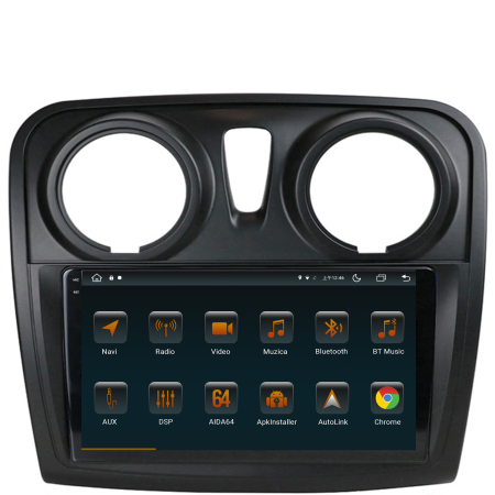 Navigatie Android 13 2K Dacia 9" 4+64GB | AutoDrop.ro [2]