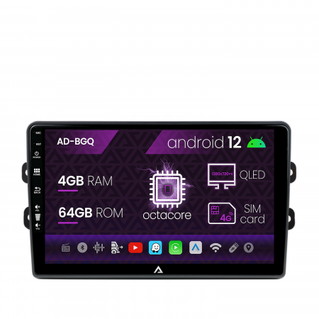 Navigatie Android 12 DACIA 4+64GB OCTACORE | AutoDrop.ro [1]