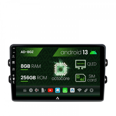 Logan 2012-2020 - Navigatie Android 13 DACIA 8+256GB OCTACORE | AutoDrop.ro
