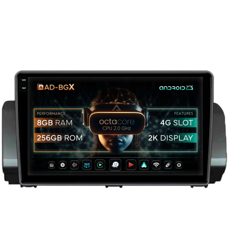 Logan 2021 - >> - Navigatie 2K Android 13 Dacia 9" 8+256GB | AutoDrop.ro