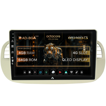 500 (2007-2014) - Navigatie Fiat 500 2007-2014 4GB AD-BGA | AutoDrop.ro