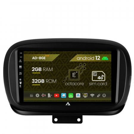 500X 2014 - >> - Navigatie Carplay Fiat 500X 2014-2020 2GB | AutoDrop.ro