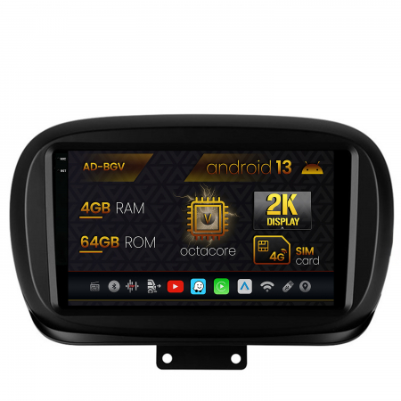 500X 2014 - >> - Navigatie 2K Fiat 500X 2014-2020 4+64GB | AutoDrop.ro
