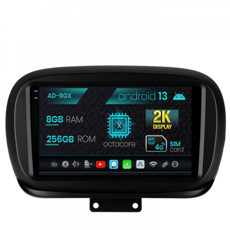 500X 2014 - >> - Navigatie 2K Fiat 500X 2014-2020 8+256GB | AutoDrop.ro
