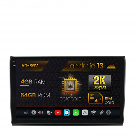 Bravo 2006-2016 - Navigatie 2K Android 13 Fiat Bravo 4+64GB | AutoDrop.ro