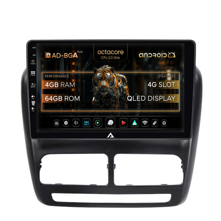 Doblo 2010-2015 - Navigatie  Android 13 Fiat Doblo 4+64GB | AutoDrop.ro