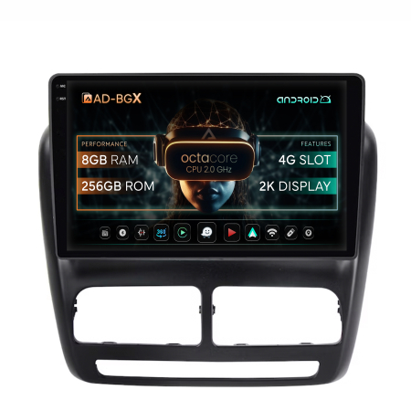 Doblo 2010-2015 - Navigatie 2K Android 13 Fiat Doblo 8GB | AutoDrop.ro