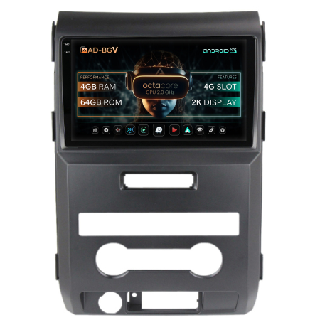 F150 2008-2014 - Navigatie 2K Android  Ford F150 4+64GB | AutoDrop.ro