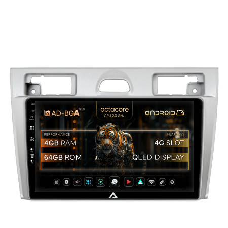 Fiesta 2002-2008 - Navigatie Ford Focus, Android, 9Inch | AD-BGA9004+AD-BGRKIT143
